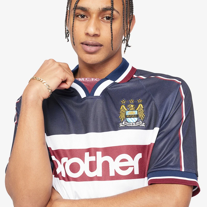 Score Draw Manchester City 1998 Away Shirt
