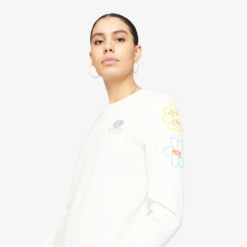 T-shirt Vans Femme Cultivate Care Boyfriend