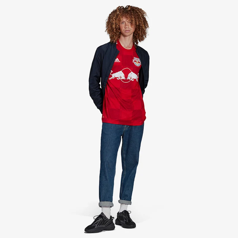 Maillot adidas New York Red BulManches Longues 2022 Extérieur