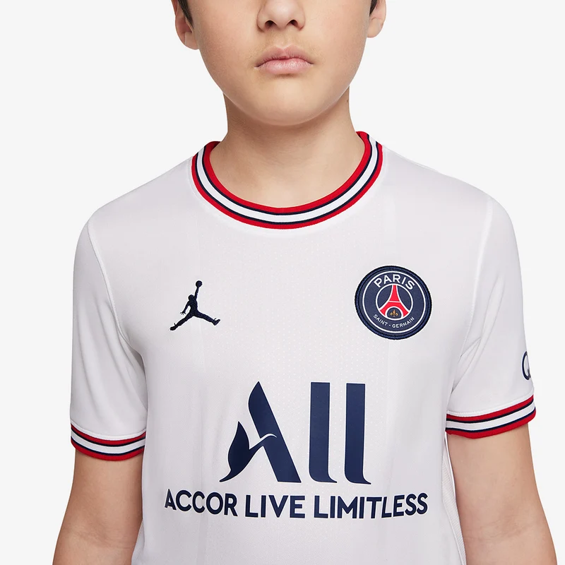 Maillot Manches Courtes Nike Paris Saint-Germain 21/22 Enfant Quatrième Stadium