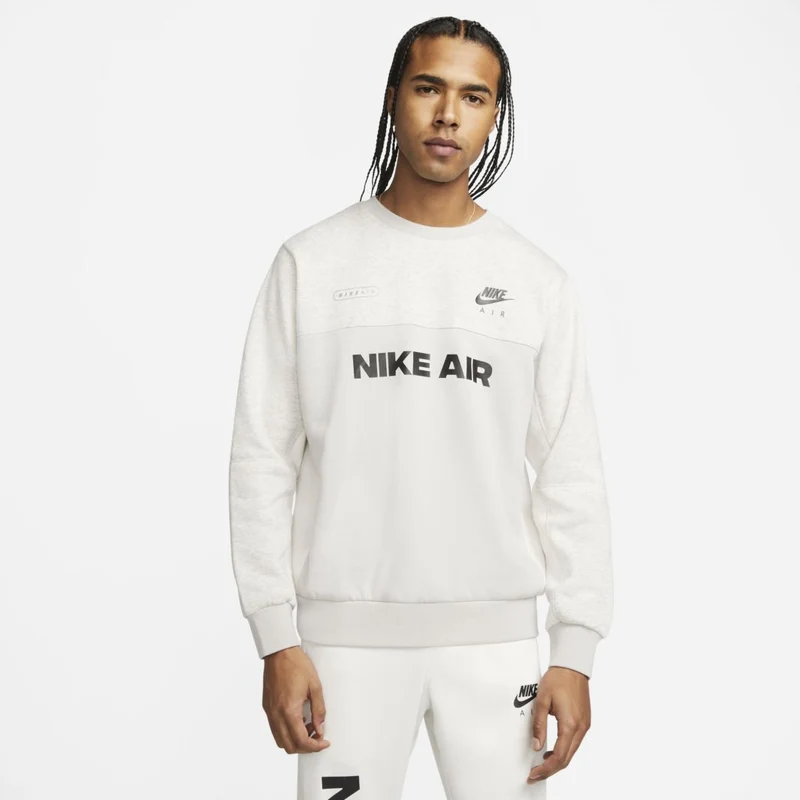 Col Rond Nike Air Brushed Back Fleece
