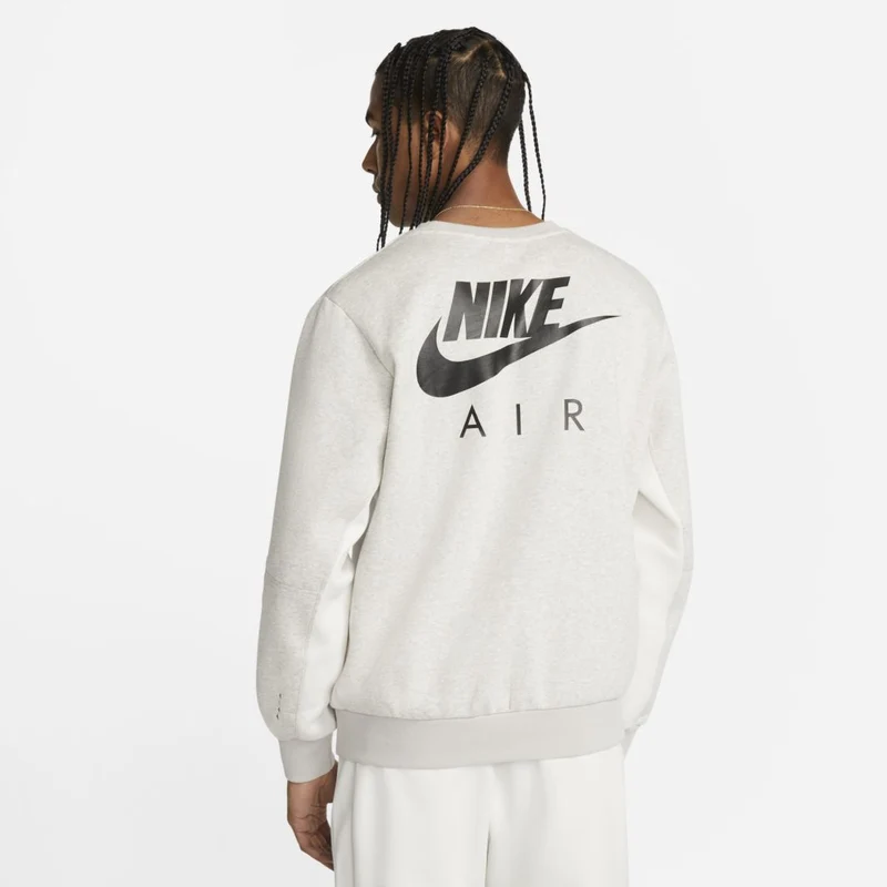 Col Rond Nike Air Brushed Back Fleece