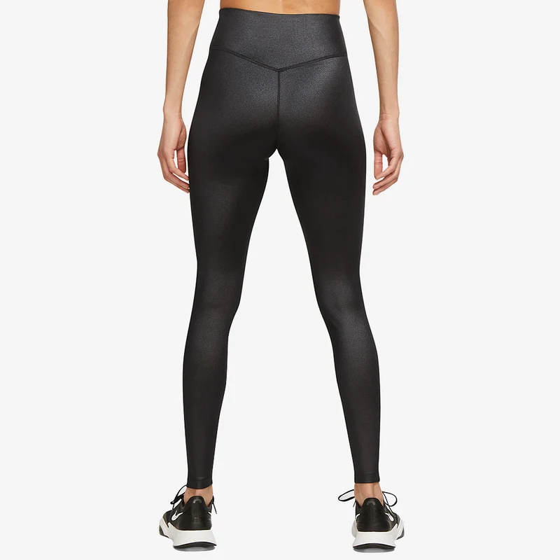 Nike Womens Dri-FIT One Mid Rise Shine Tights