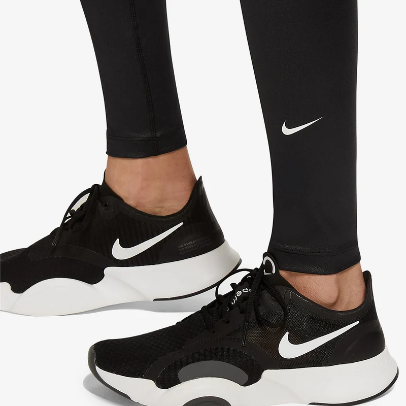 Nike Womens Dri-FIT One Mid Rise Shine Tights