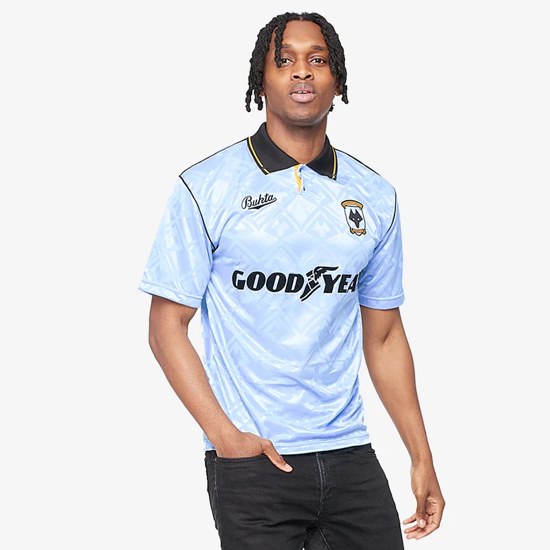 Maillot Score Draw Wolverhampton Wanderers 1992 Bukta Extérieur