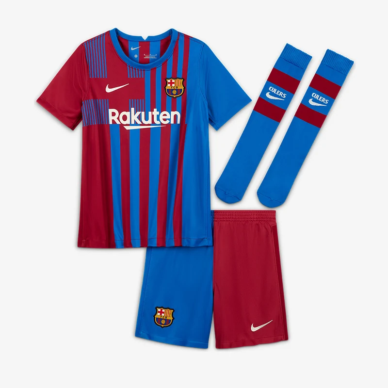 Tenue Nike FC Barcelona 21/22 Petit Enfant Domicile