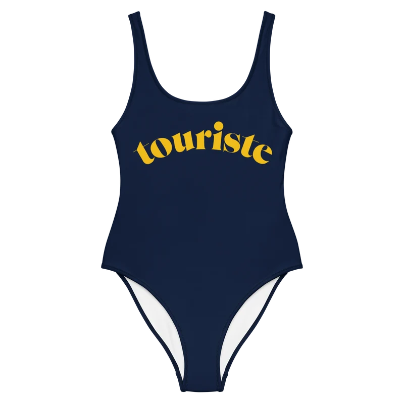 Maillot de bain Touriste Navy et Jaune