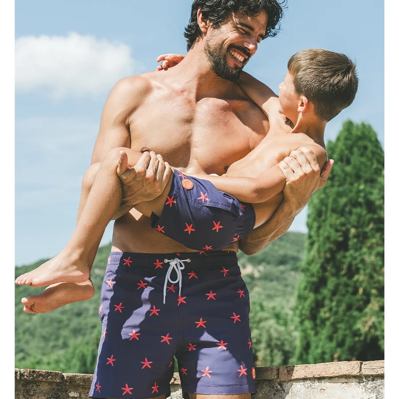 Le pack de 2 shorts de bain Papa / Fils assortis - L'Etoilé Marine