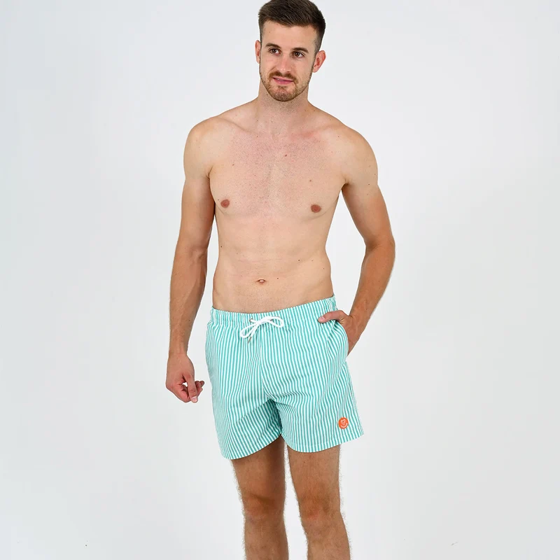 Maillot de bain - L'Immergé Aqua rayé