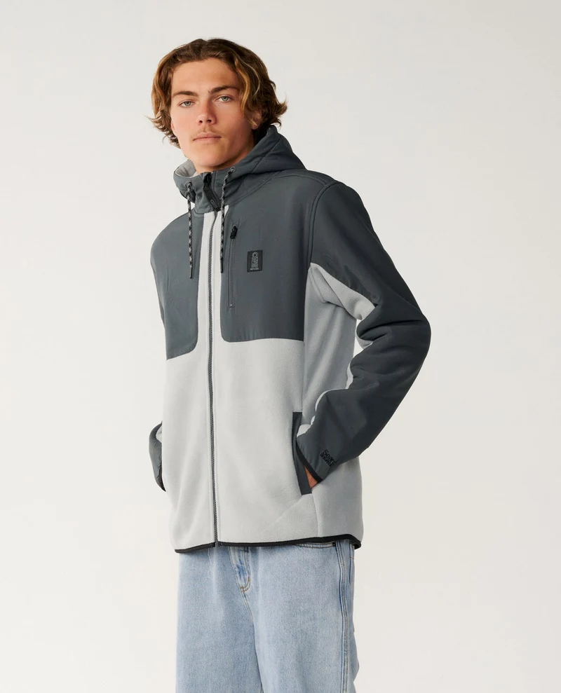 Search Series Panelled Zip Through Fleece