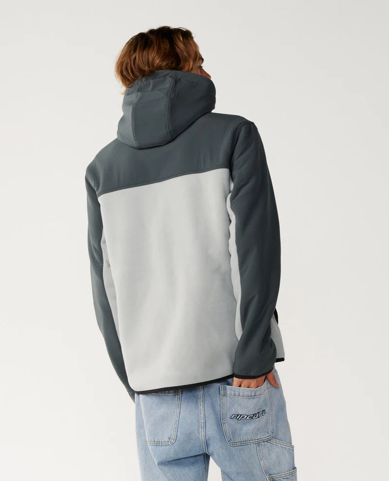 Search Series Panelled Zip Through Fleece