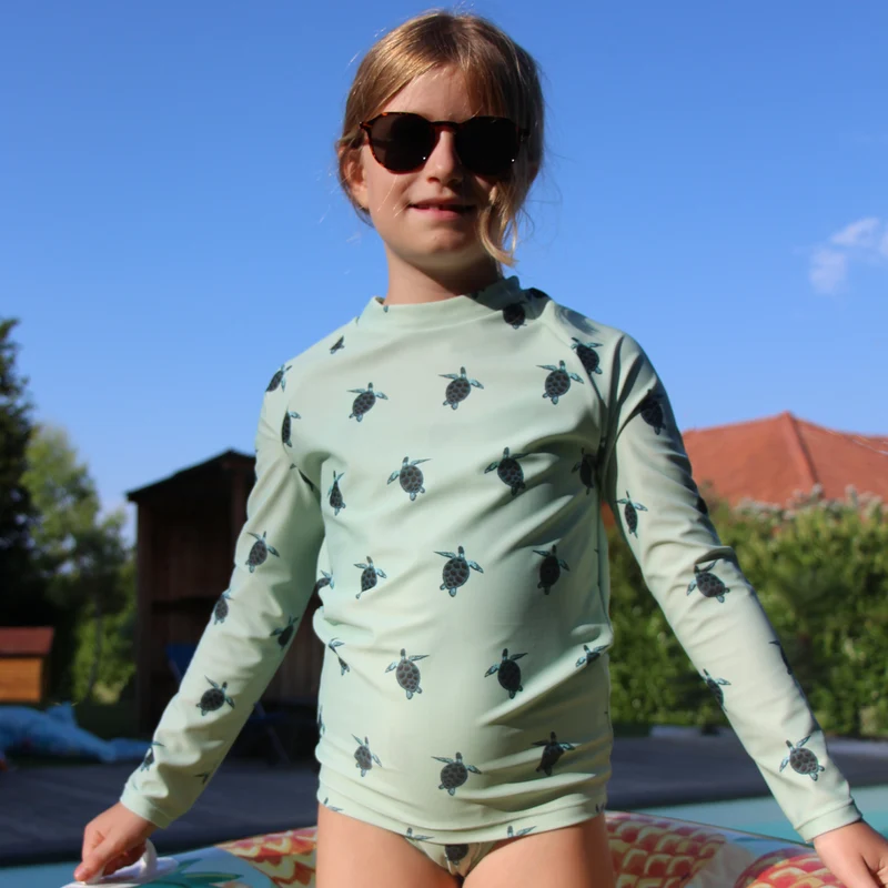 Tee shirt enfant anti-UV mixte - Le Galapago