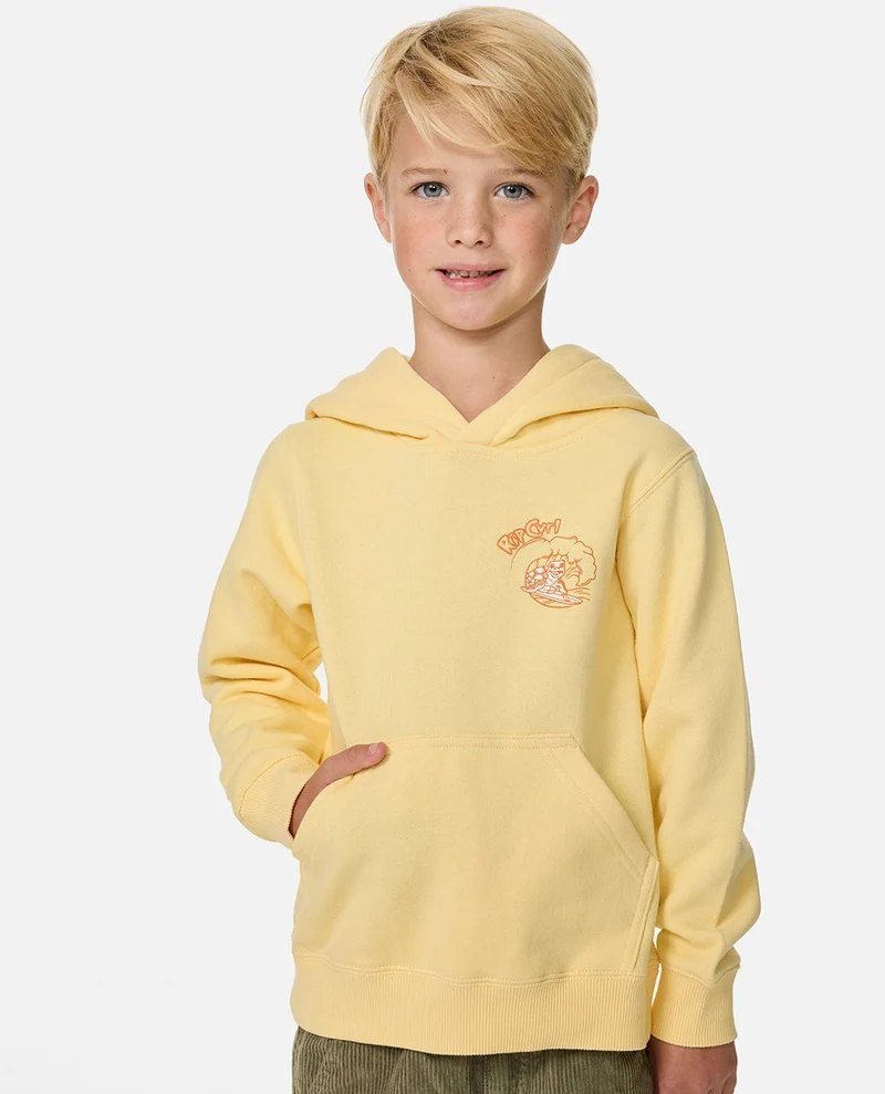 Ride The Wave Art Hood Fleece Boy