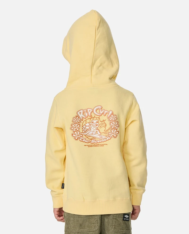 Ride The Wave Art Hood Fleece Boy