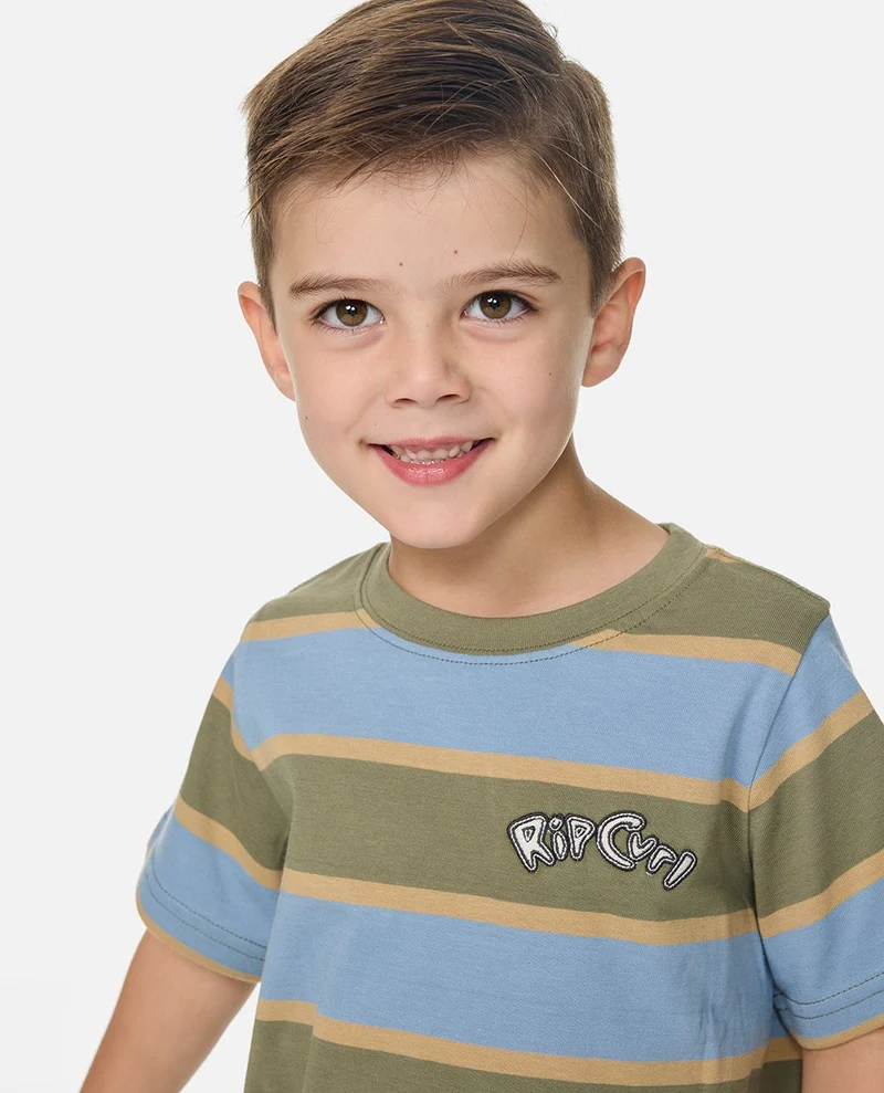 Ride The Wave Stripe Tee Boy