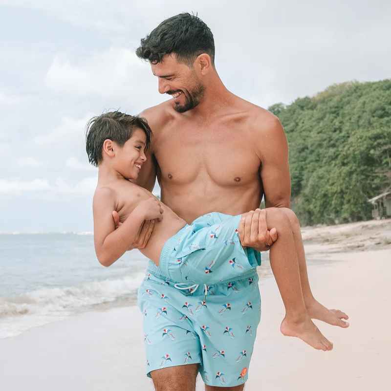Le pack de 2 shorts de bain Papa / Fils assortis - L'Affranchi