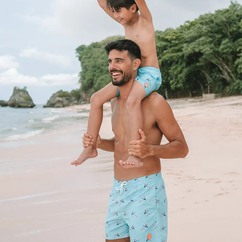 Le pack de 2 shorts de bain Papa / Fils assortis - L'Affranchi