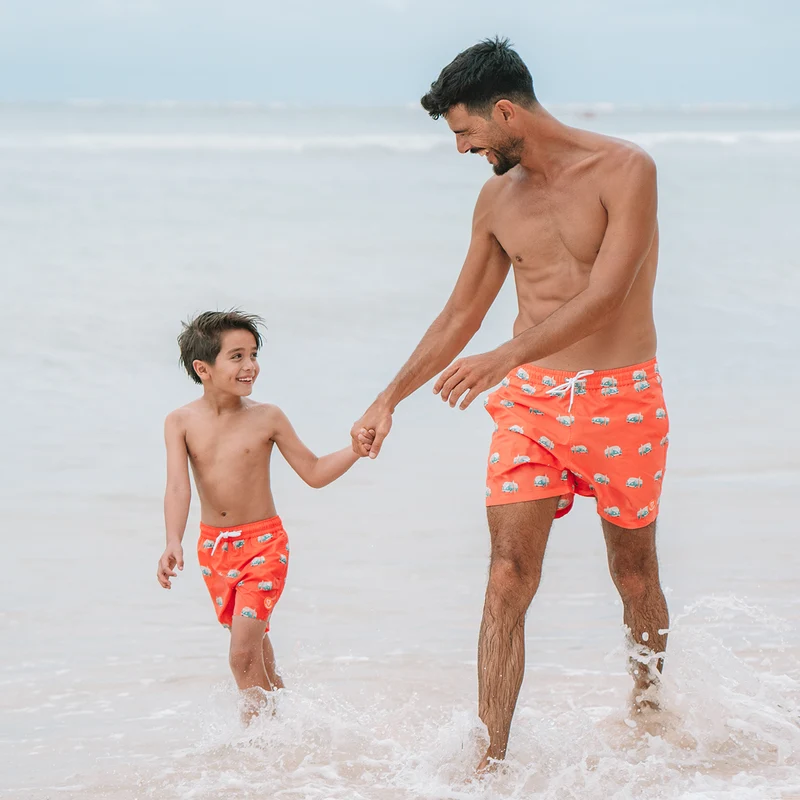 Le pack de 2 shorts de bain Papa / Fils assortis - Le Baroudeur