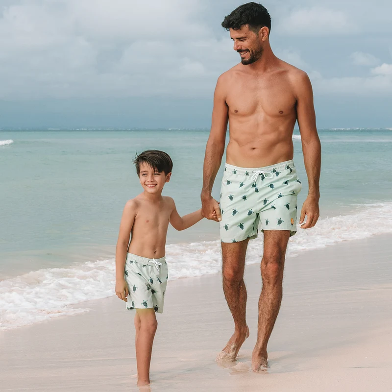 Le pack de 2 shorts de bain Papa / Fils assortis - Le Galapago