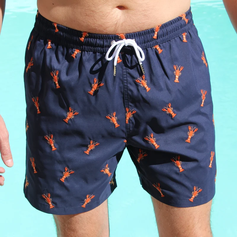 Short de bain - L'Immergé Brodé