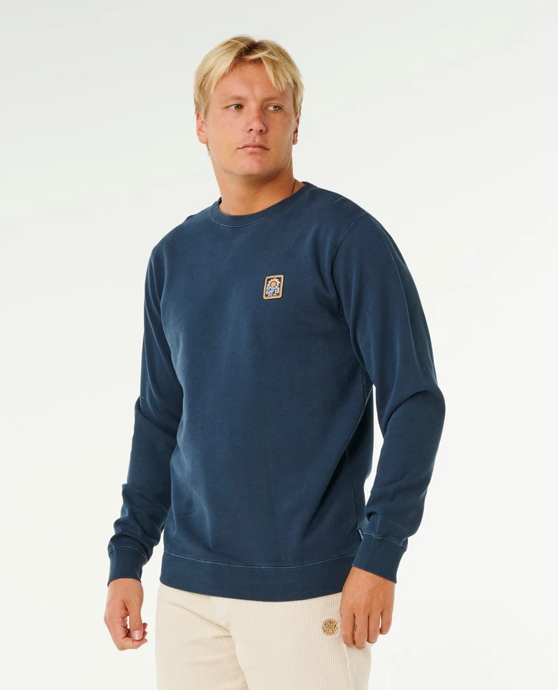 Pacific Rinse Patch Crew Fleece