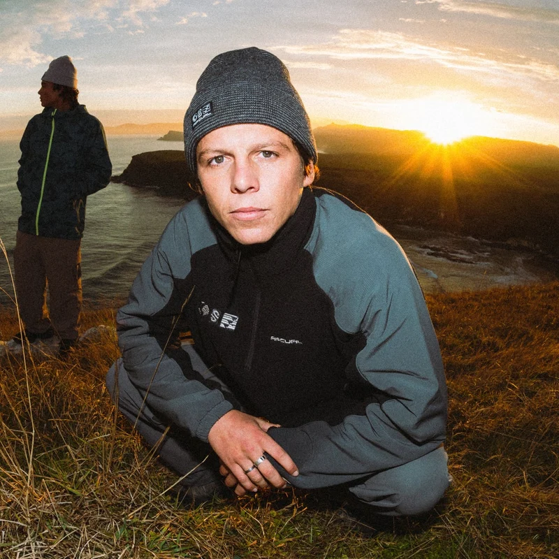 Search Series Panelled Zip Through Fleece