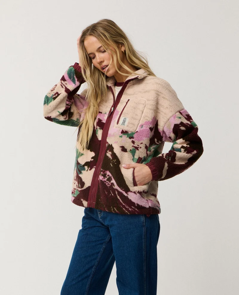 Search Series Bonded Zip Through Polar Fleece
