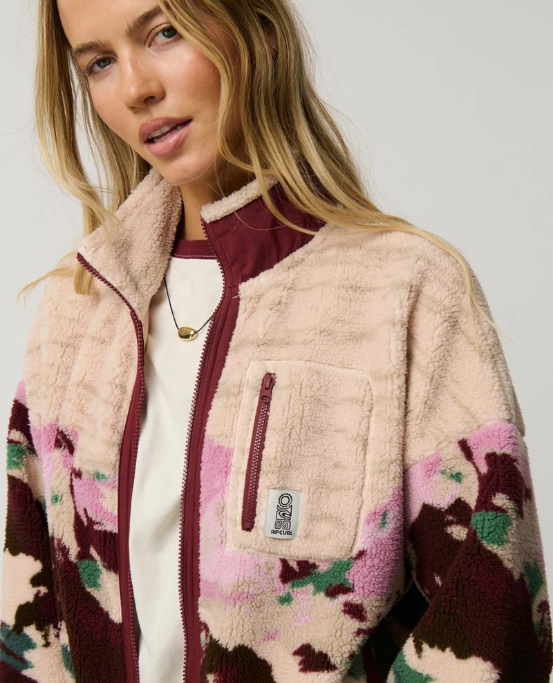 Search Series Bonded Zip Through Polar Fleece