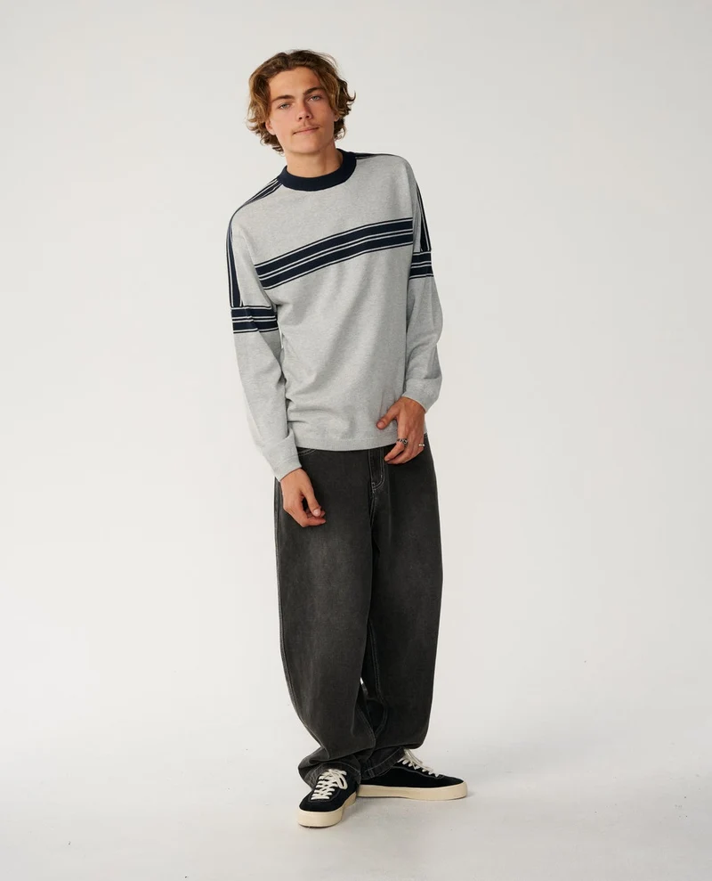 Archive Twu Stripe Crew Knit