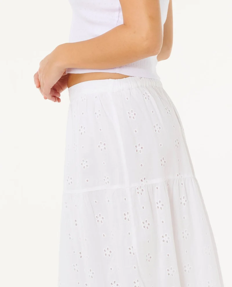 Oasis Broderie Maxi Skirt