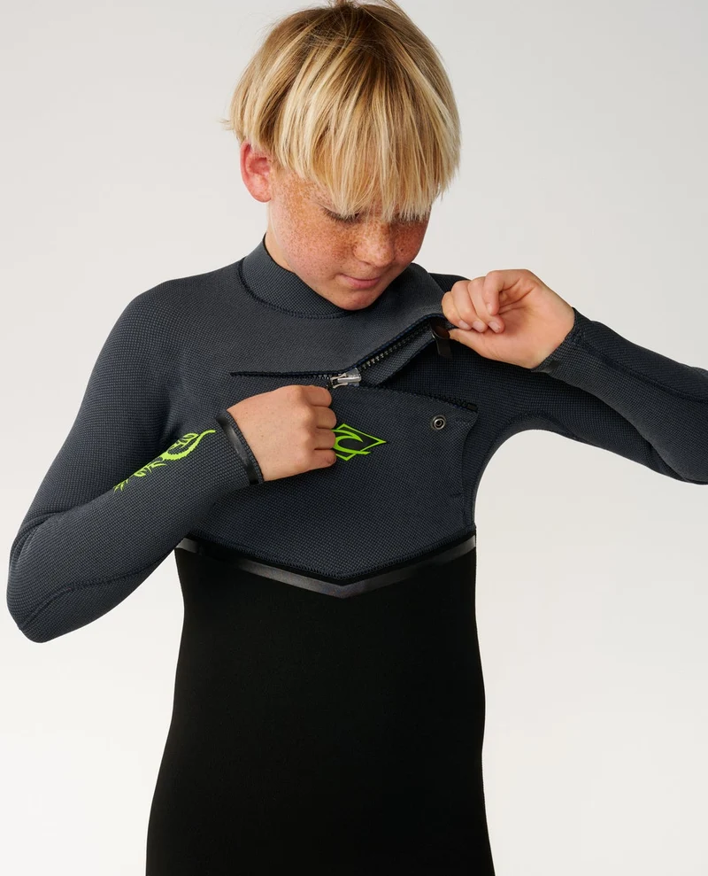 Flashbomb Pro 3/2 GB Chest Zip Fullsuit Wetsuit - Kids