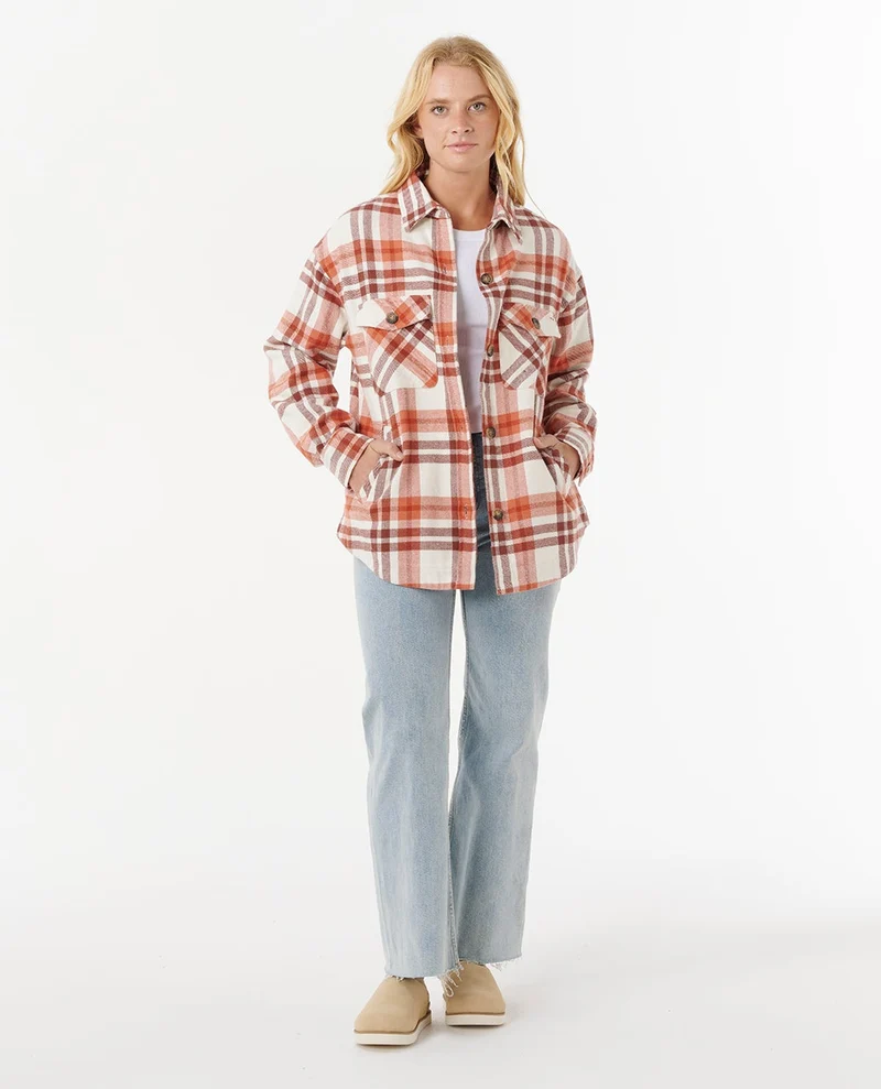 Oceanic Long Sleeve Flannel Shirt