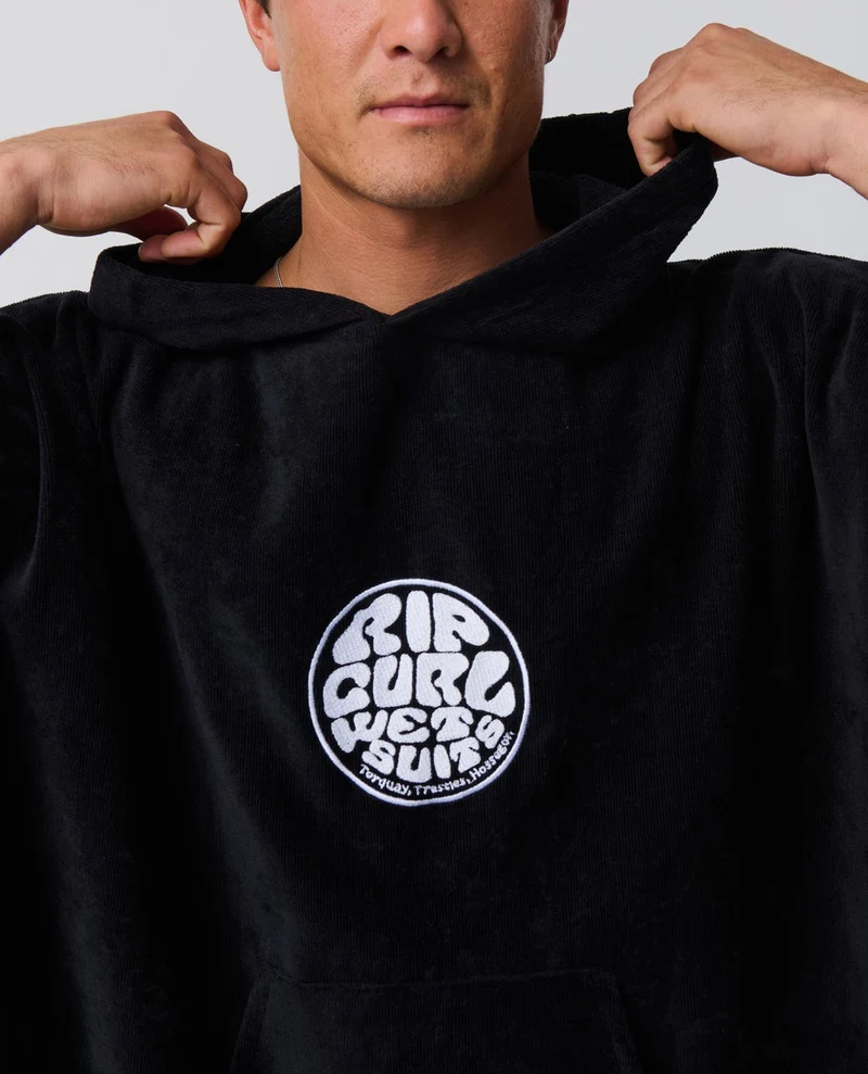 Logo Hooded Towel Poncho