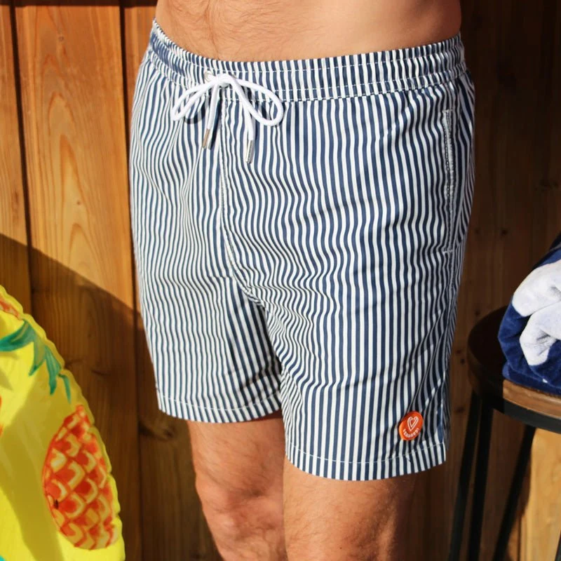 Short de bain - L'Immergé rayé