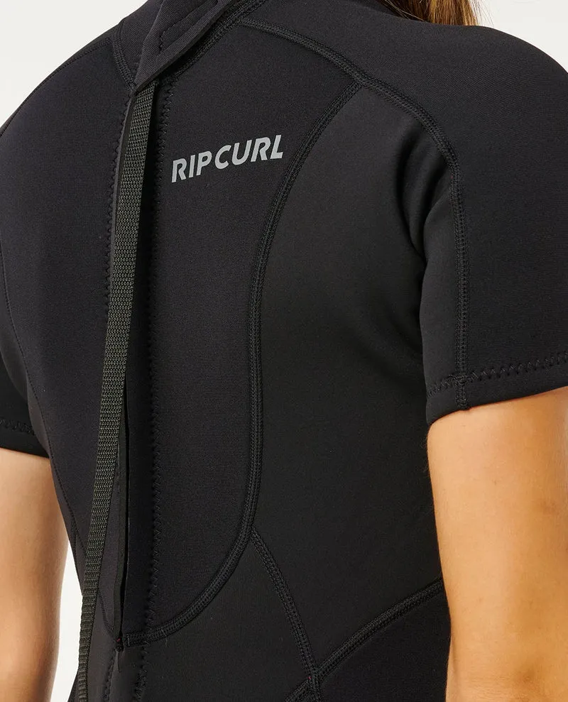Womens Trad 2/2 Fl Back Zip Springsuit