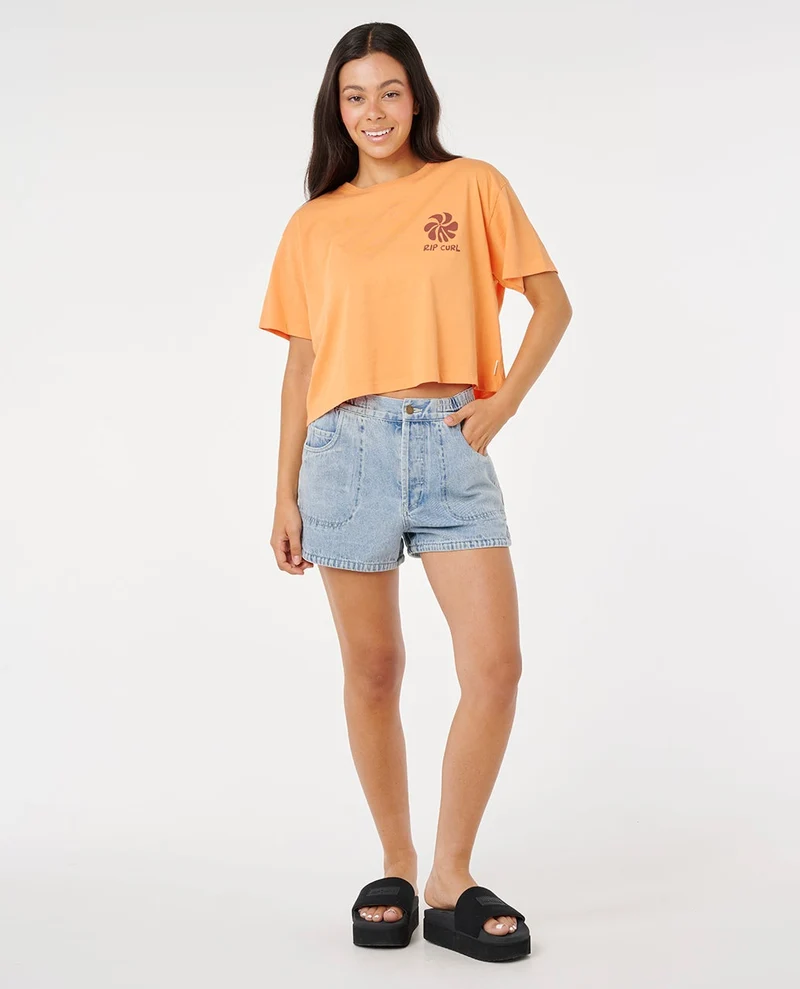 Shore Break Crop Tee