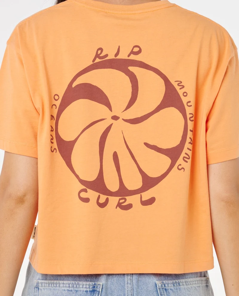 Shore Break Crop Tee