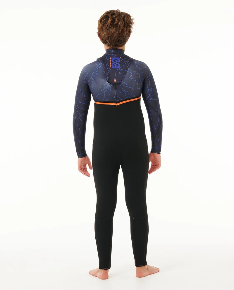 Kids Flashbomb 4/3 Chest Zip Wetsuit