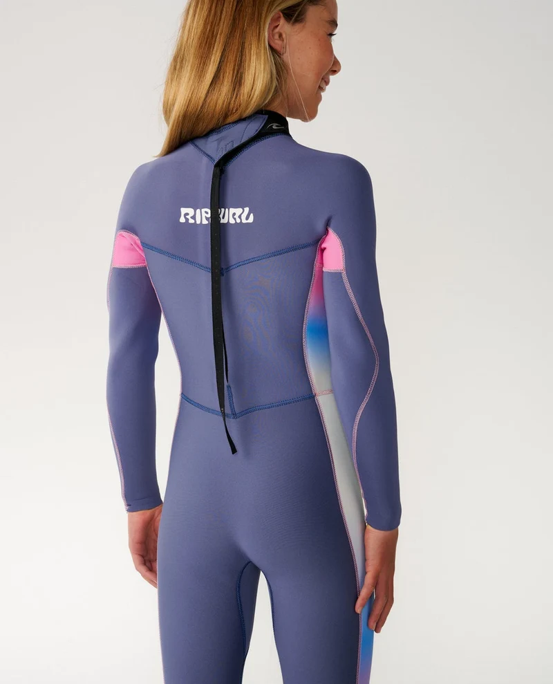 Kids Dawn Patrol 4/3 Back Zip Steamer