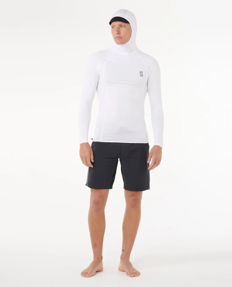 Search Series UPF Performance Hood Long Sleeve Rash Vest