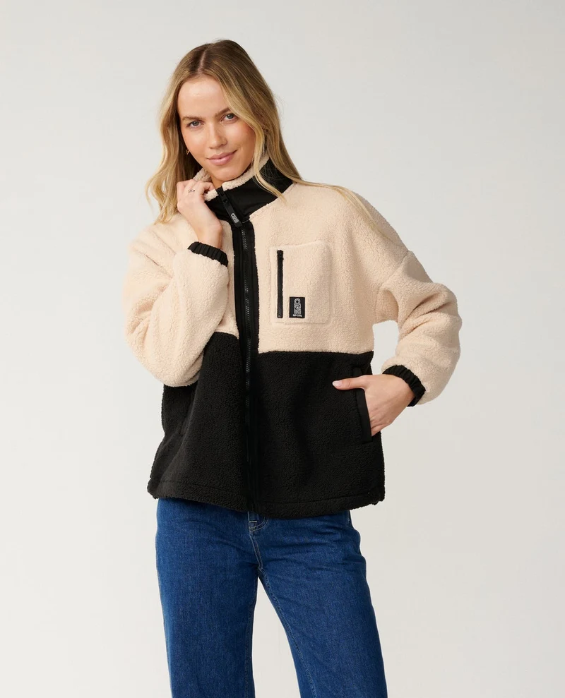 Search Series Bonded Zip Through Polar Fleece