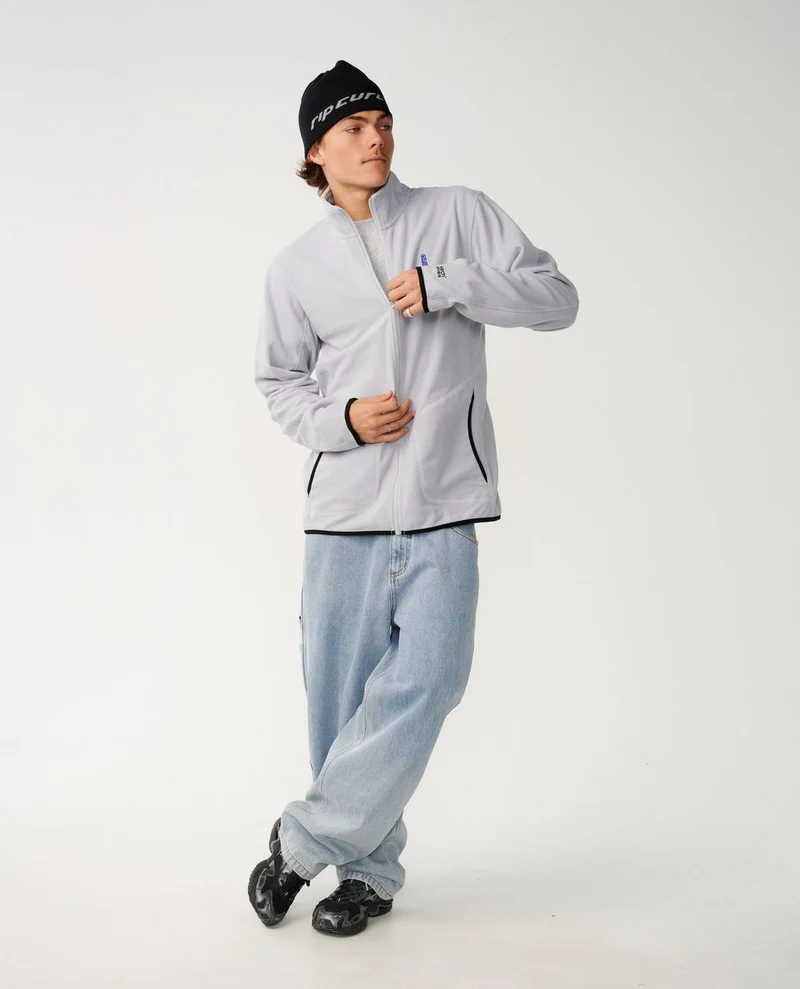 Search Series Polar Zip Thru Crew Fleece