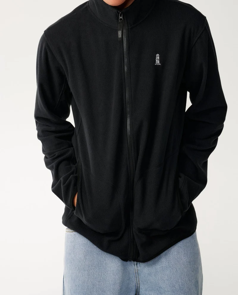 Search Series Polar Zip Thru Crew Fleece