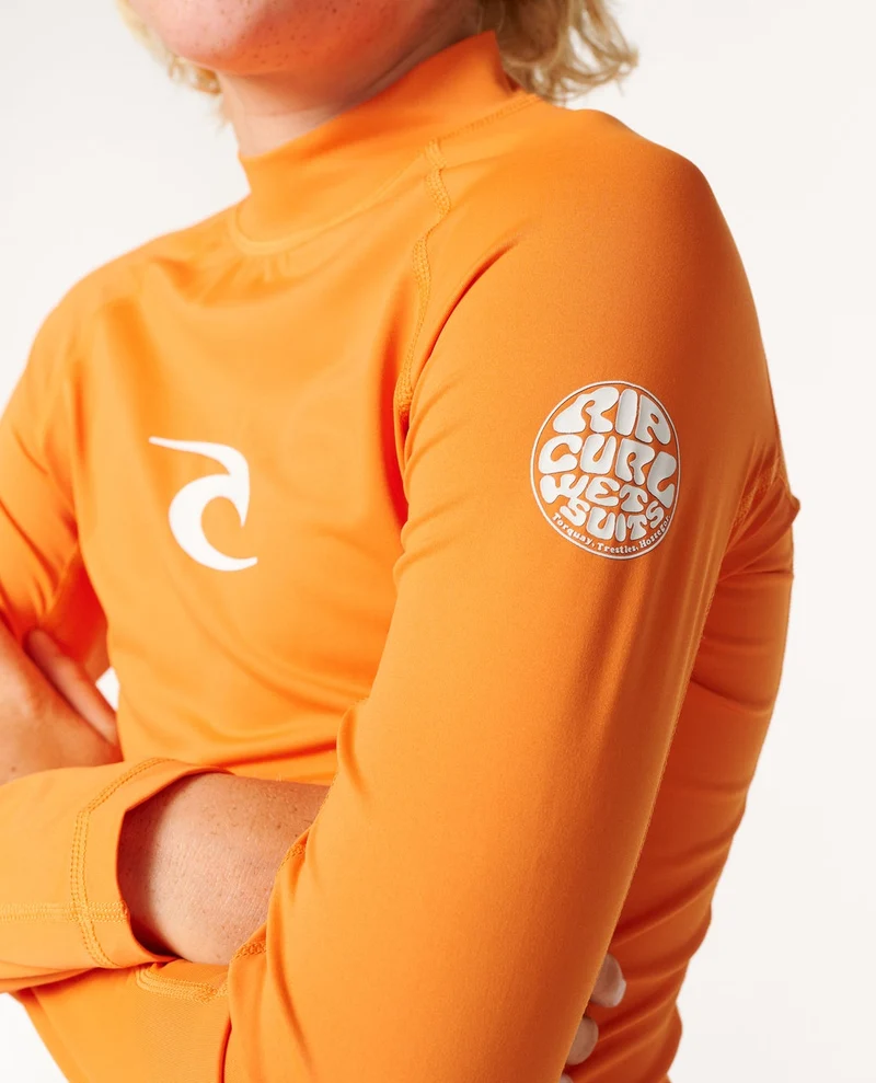 Waves UPF Long Sleeve Rash Vest Kids