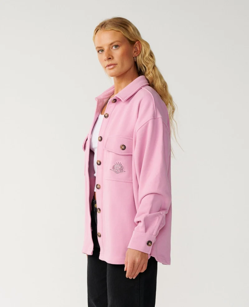 Retro Swell Fleece Overshirt