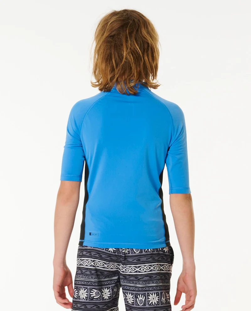 Icons UV Brushed Short Sleeve Rash Vest - Kids
