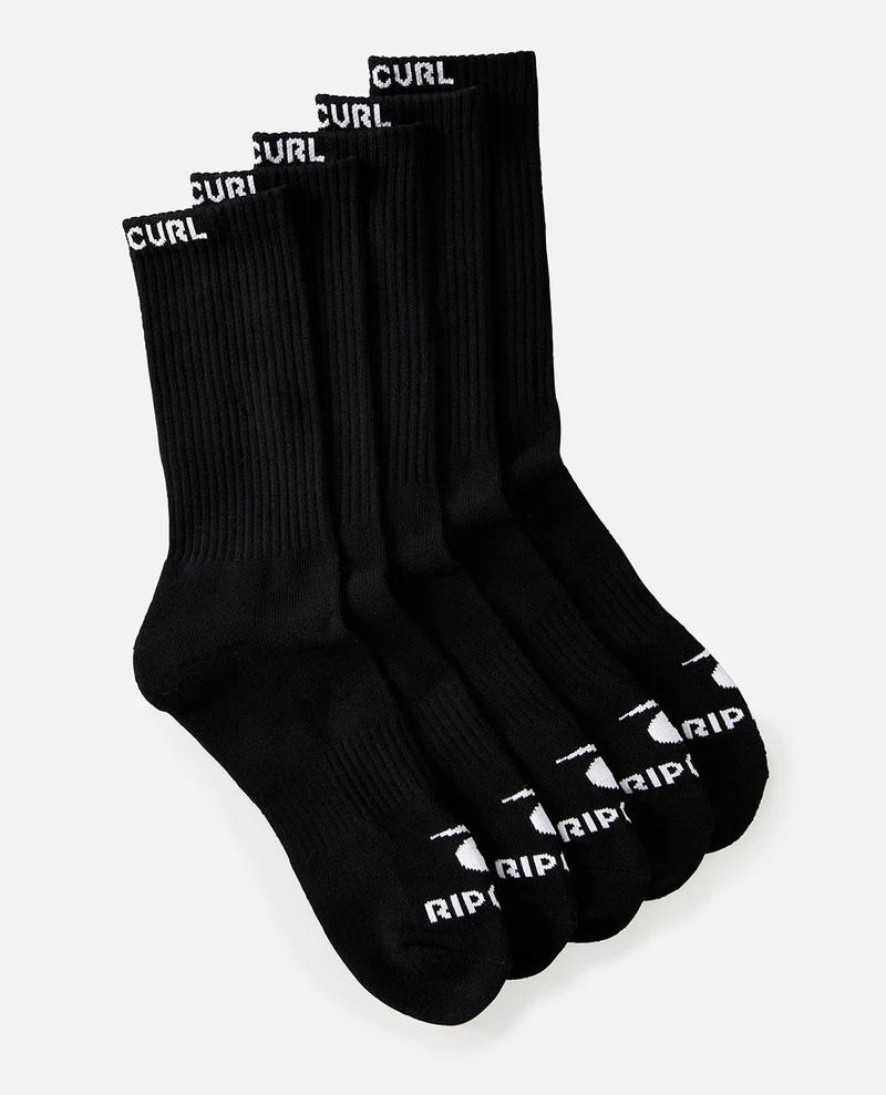 Men's Brand Crew Sock - 5 Pack