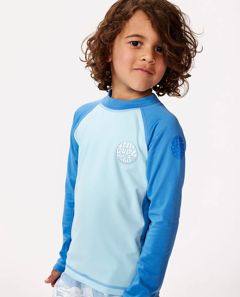 Icons UV Brushed Long Sleeve Rash Vest - Kids