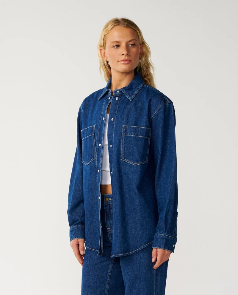 Cruisin Denim Long Sleeve Shirt