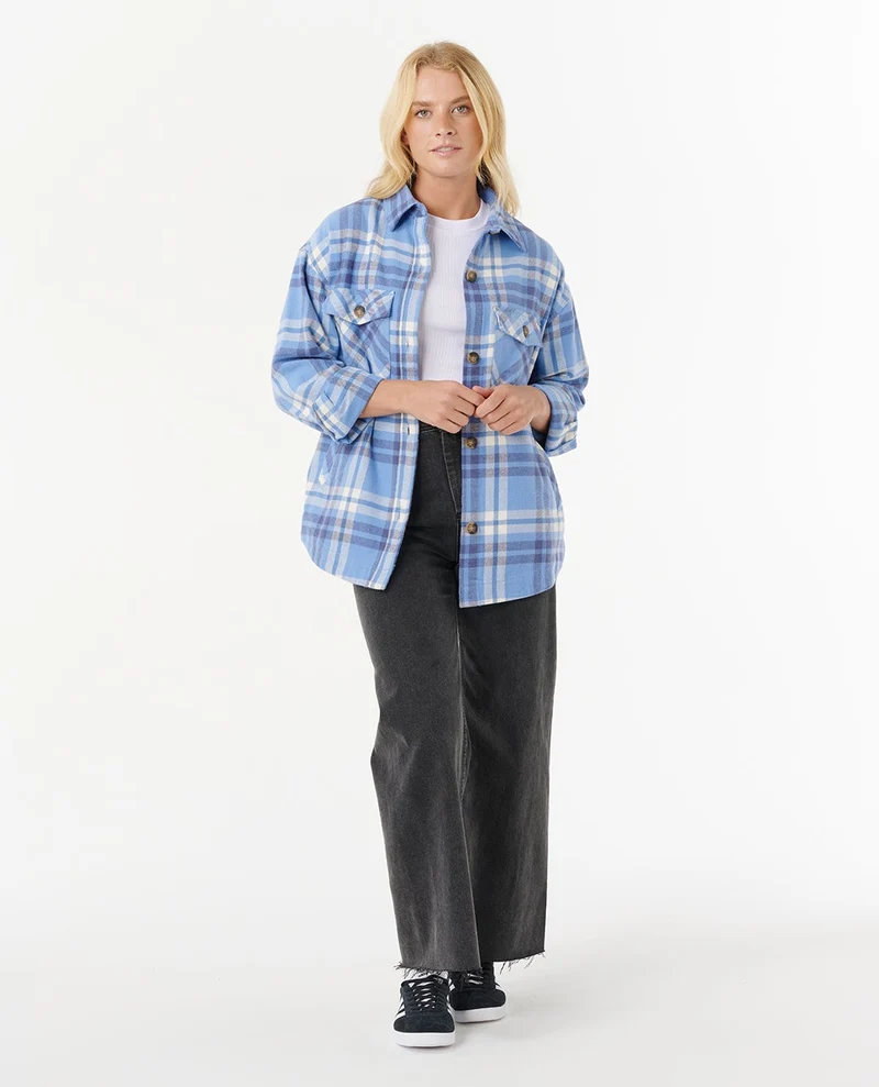 Oceanic Long Sleeve Flannel Shirt